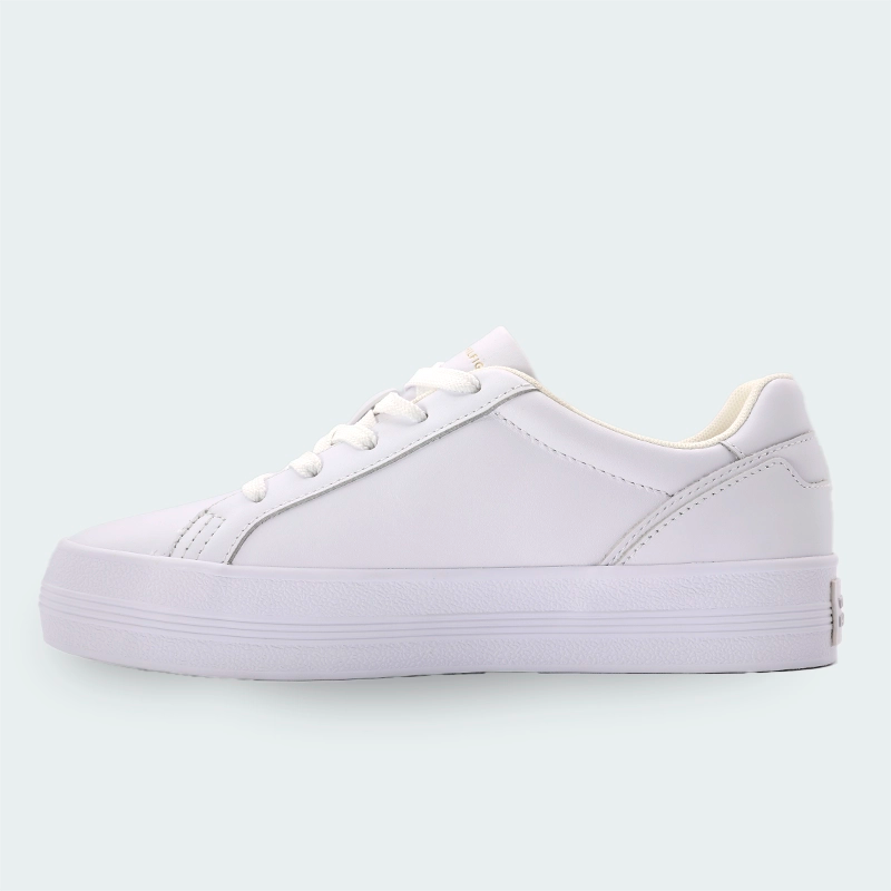 Tenis Tommy Hilfiger Vulc Webbing Blanco Mujer