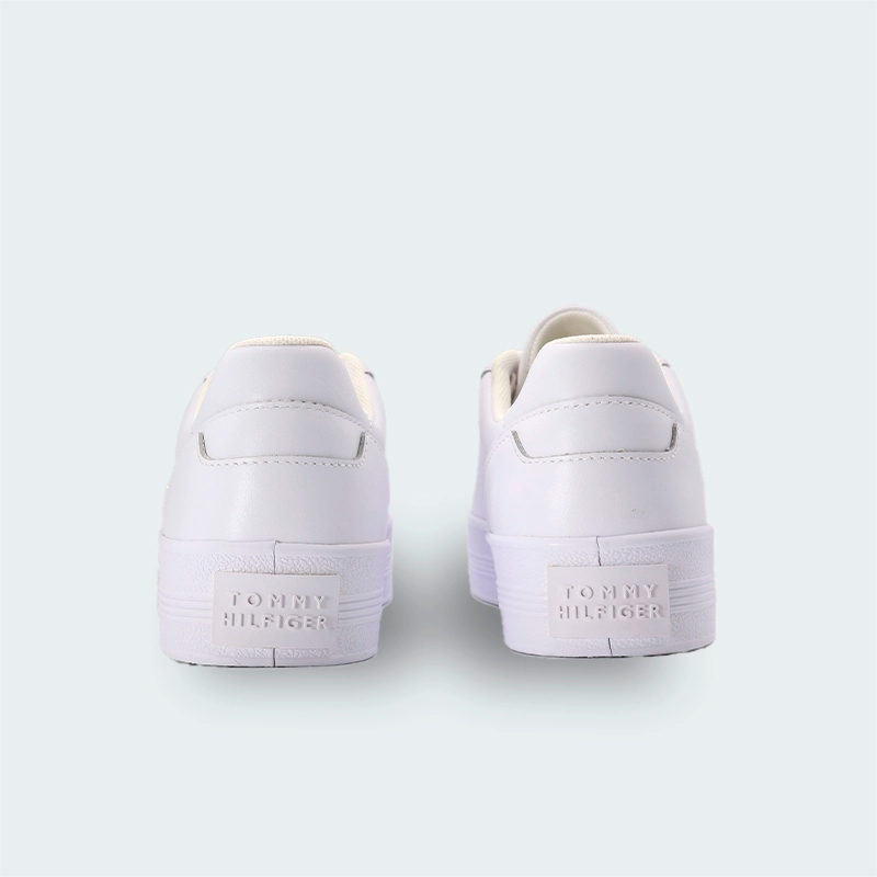 Tenis Tommy Hilfiger Vulc Webbing Blanco Mujer