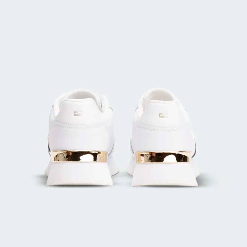 Tenis Tommy Hilfiger Webbing Runner Blanco Mujer