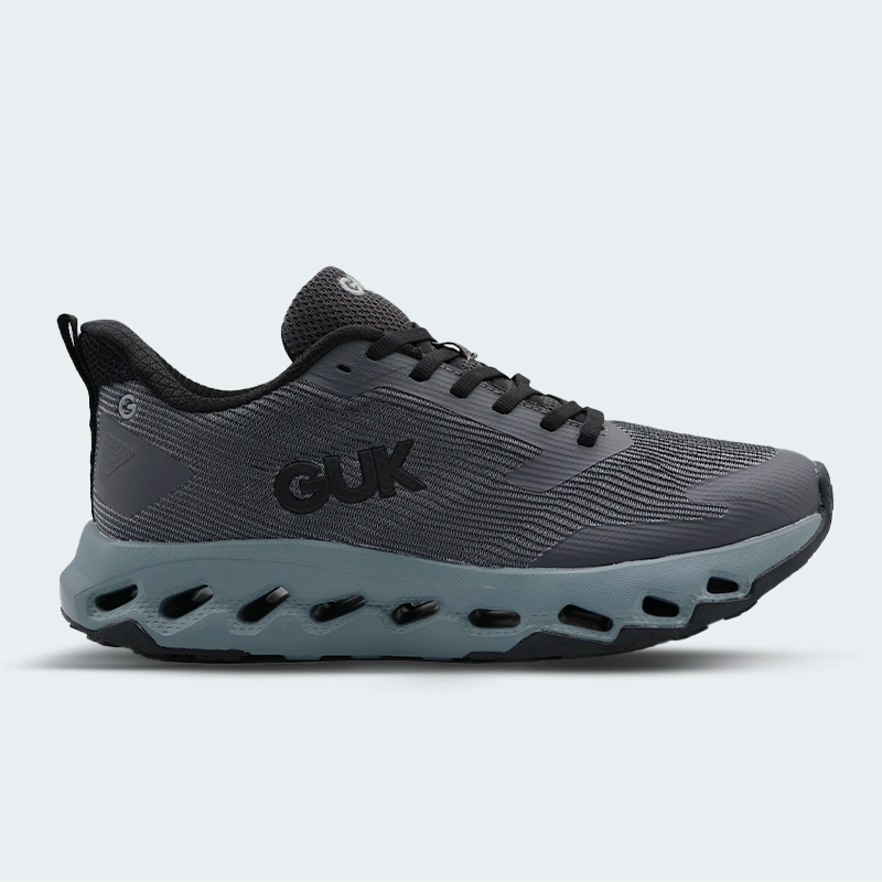 Tenis Guk Running Gris Oscuro Hombre