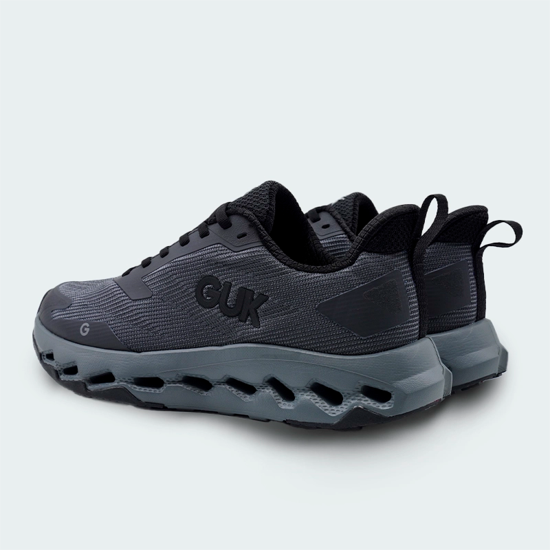 Tenis Guk Running Gris Oscuro Hombre