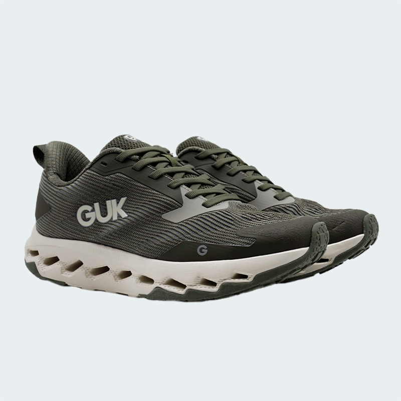 Tenis Guk Running Verde Hombre