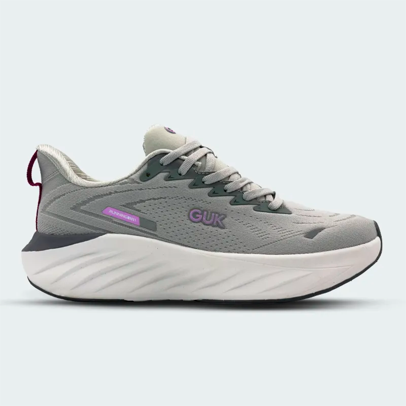 Tenis Guk Max Comfort Gris Mujer