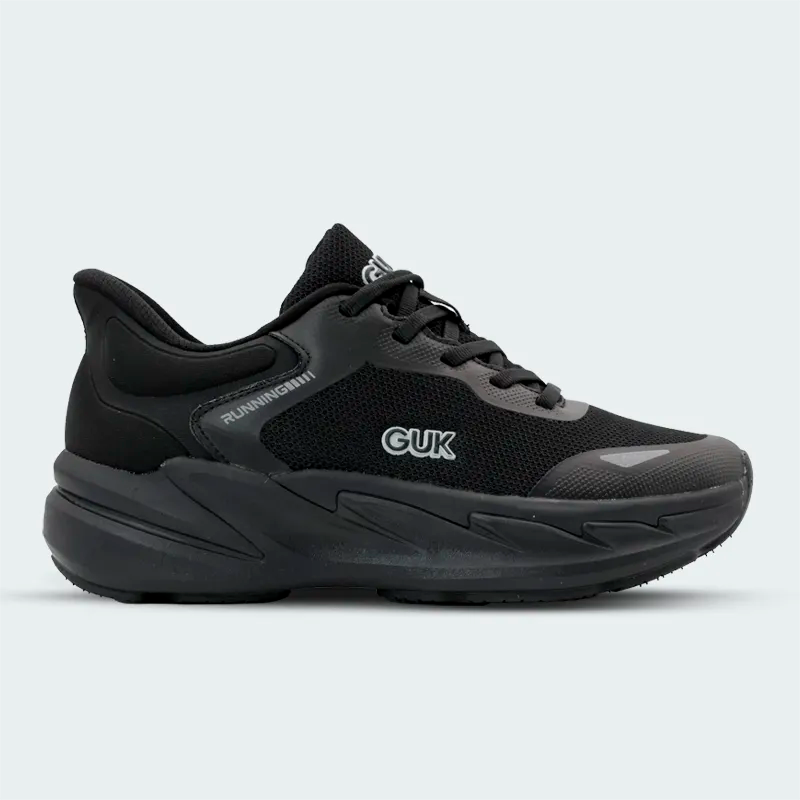 Tenis Guk Max Comfort Negro Mujer