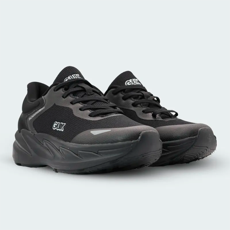 Tenis Guk Max Comfort Negro Mujer