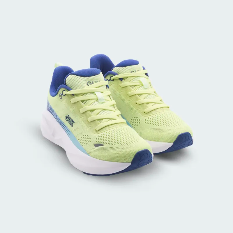 Tenis Guk Running Verde Lima Mujer