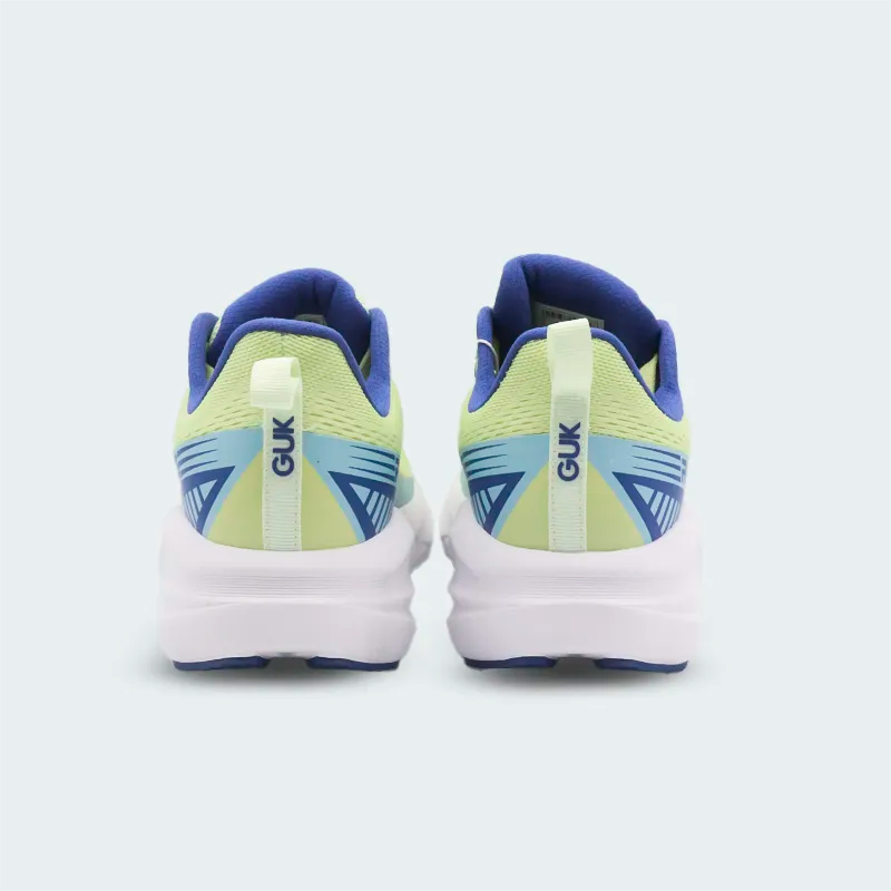Tenis Guk Running Verde Lima Mujer