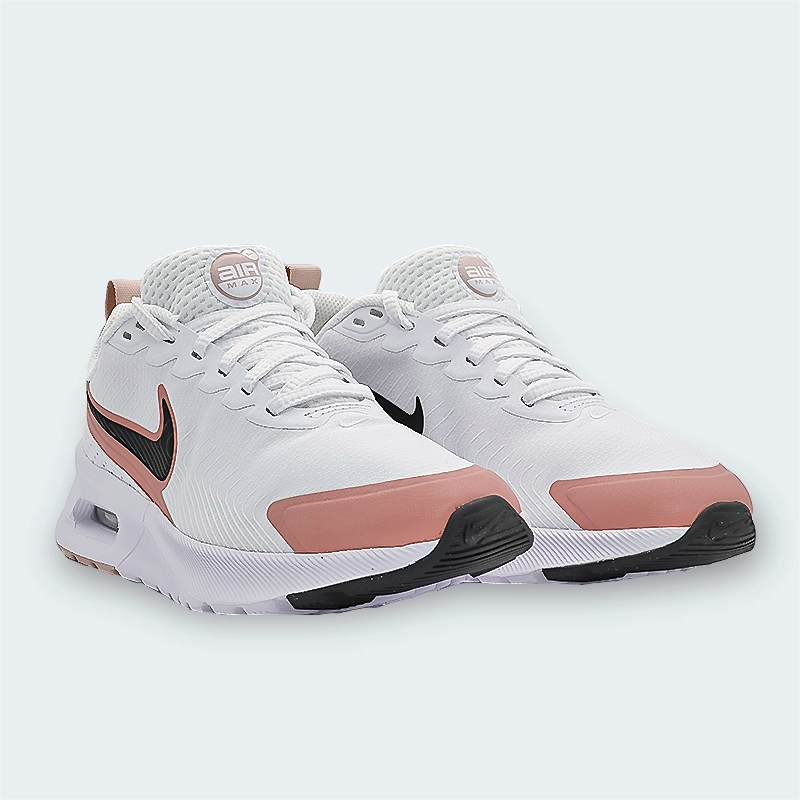 Tenis Nike Air Max Nuaxis Blanco Rosado Mujer