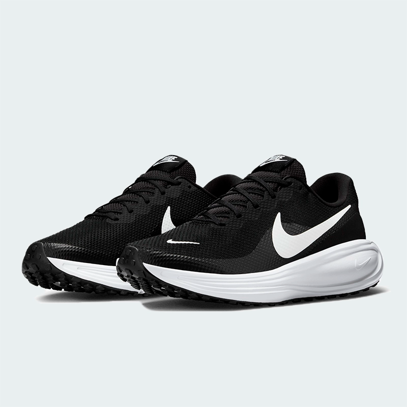 Tenis Nike Revolution 8 Negro Blanco Hombre
