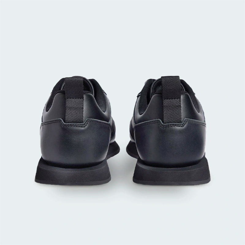 Tenis Calvin Klein Leather Low Trainers Negro Hombre