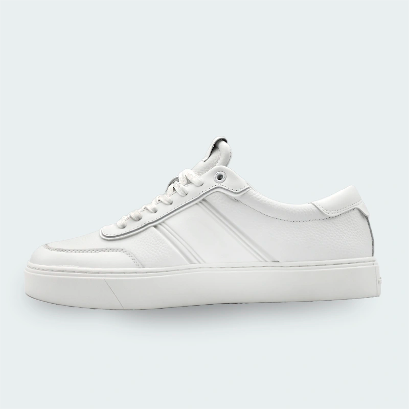 Tenis Calvin Klein Clean Cup Low Lace Tape Blanco Hombre