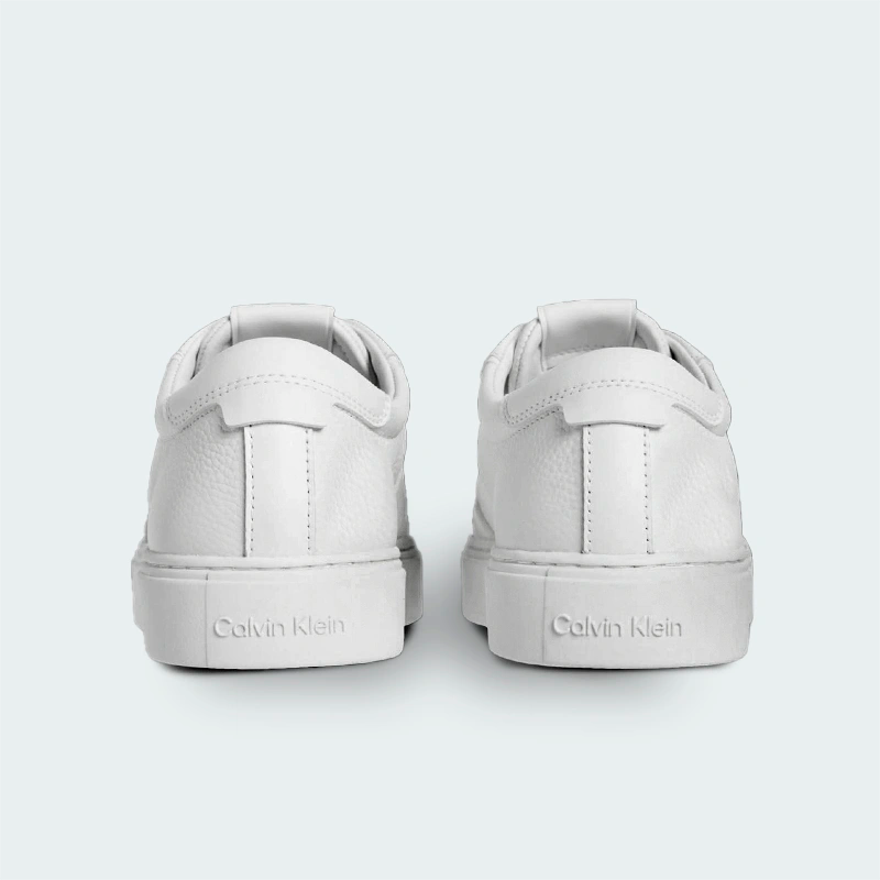 Tenis Calvin Klein Clean Cup Low Lace Tape Blanco Hombre