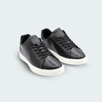 Tenis Calvin Klein Brooke Leather Signature Negro Hombre
