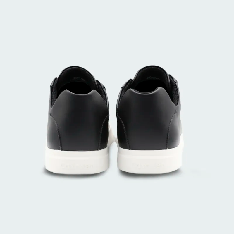 Tenis Calvin Klein Brooke Leather Signature Negro Hombre