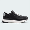 Tenis Calvin Klein City Runner Negro Blanco Hombre