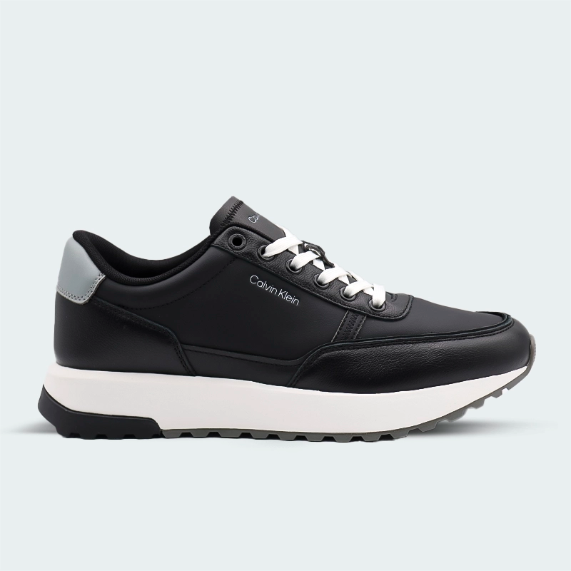 Tenis Calvin Klein City Runner Negro Blanco Hombre