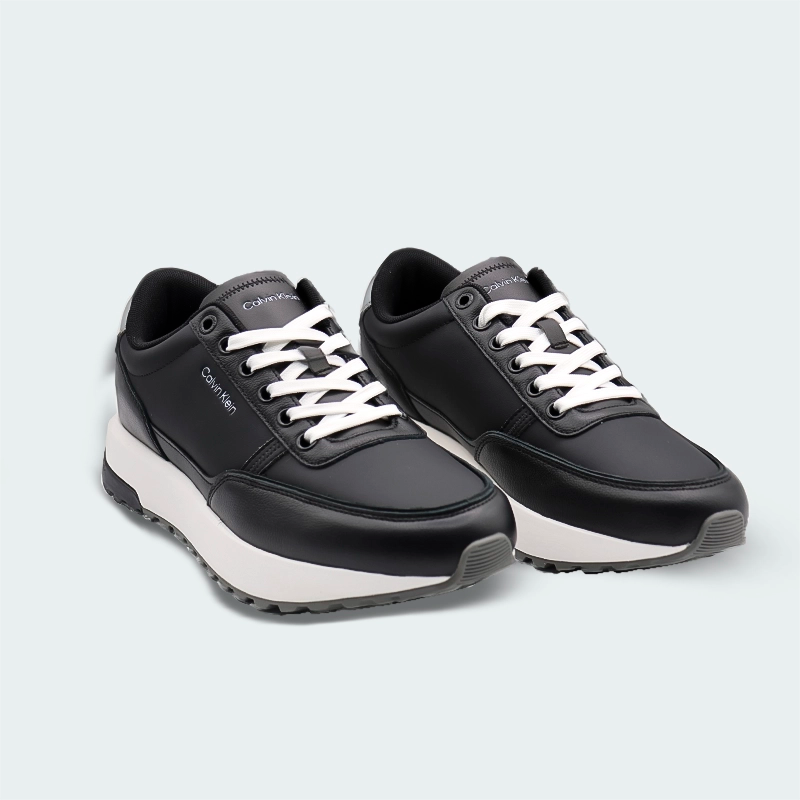 Tenis Calvin Klein City Runner Negro Blanco Hombre