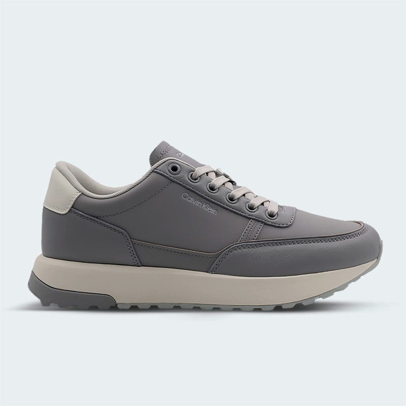 Tenis Calvin Klein City Runner Gris Claro Hombre