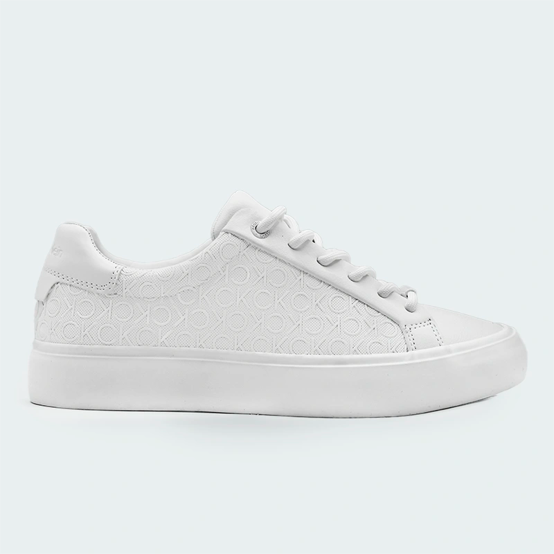 Tenis Calvin Klein Monogram Blanco Mujer