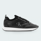 Tenis Calvin Klein Retro Runner Leather Negro Mujer
