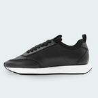 Tenis Calvin Klein Retro Runner Leather Negro Mujer