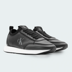 Tenis Calvin Klein Retro Runner Leather Negro Mujer