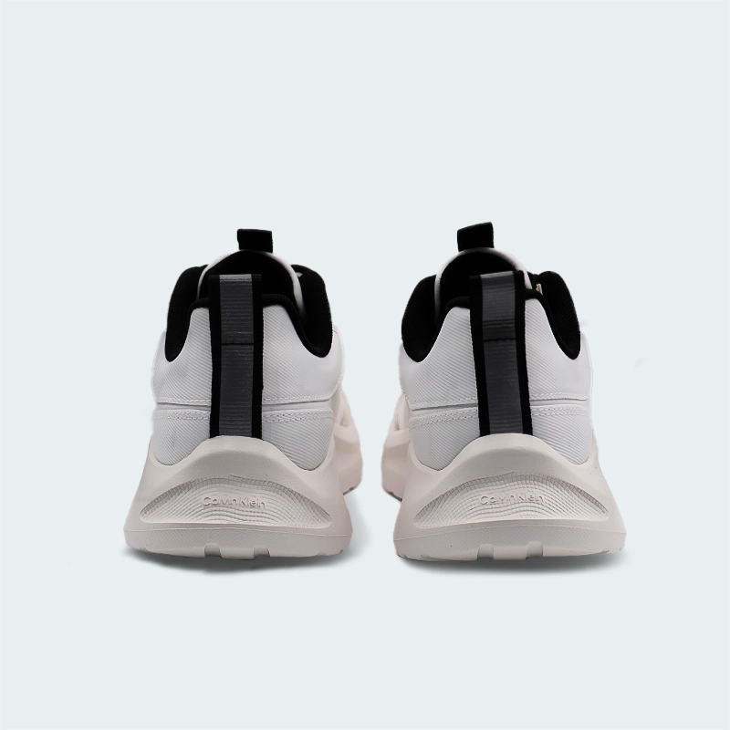 Tenis Calvin Klein Light EVA Run Blanco Negro Mujer