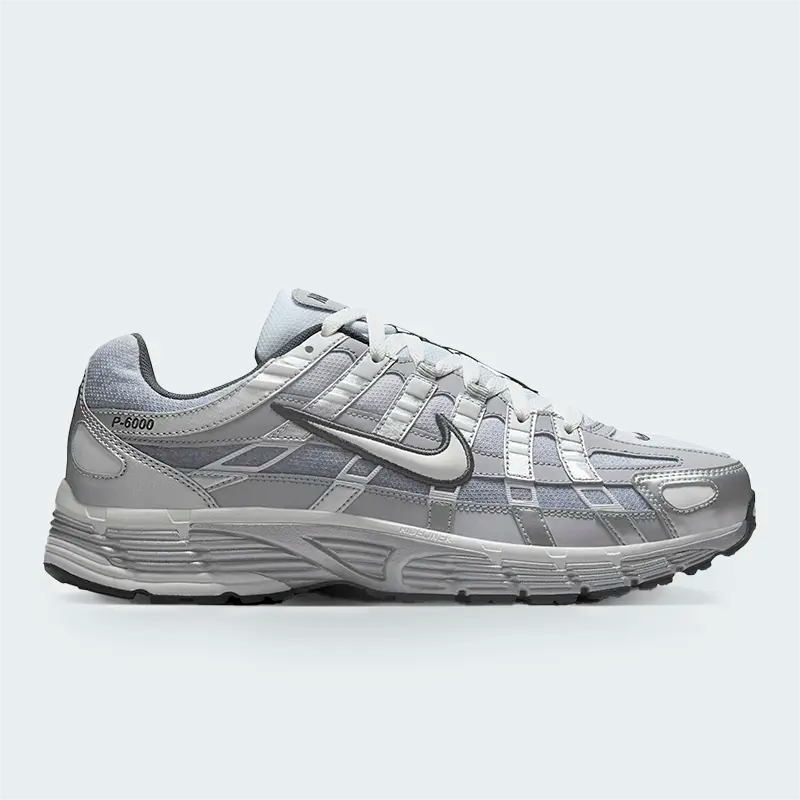 Tenis Nike P-6000 Metallic Silver Hombre