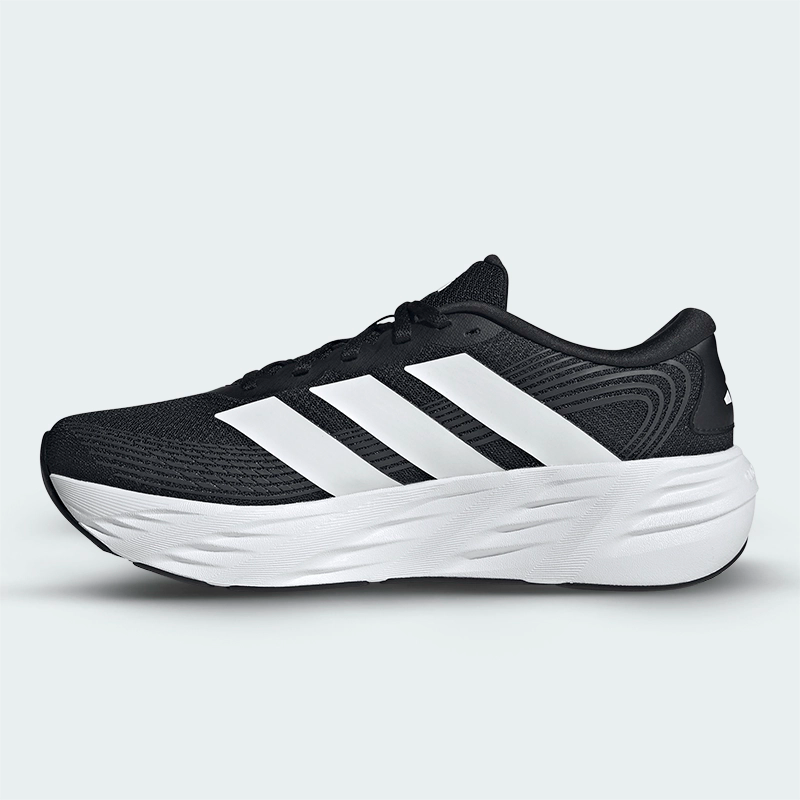 Tenis Adidas Galaxy 8 Negro Blanco Hombre