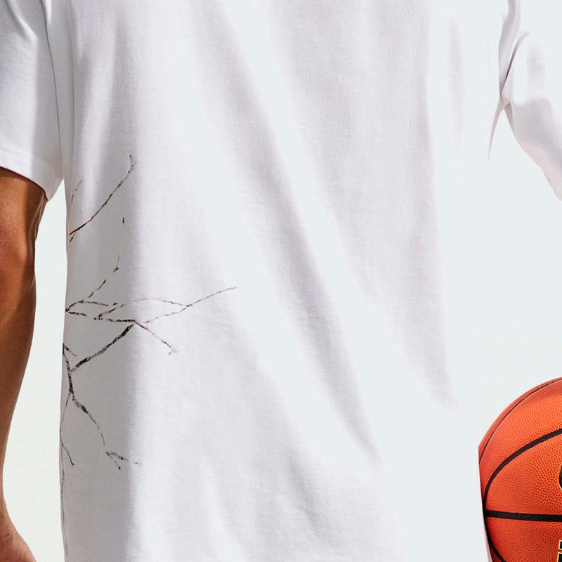 Camiseta Nike Basketball Blanca Hombre