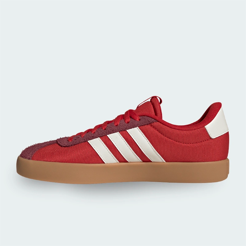 Tenis Adidas VL Court 3.0 Rojo Hombre