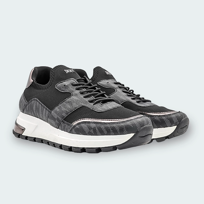 Tenis DKNY Maida-Lace Up Snea Black Mujer