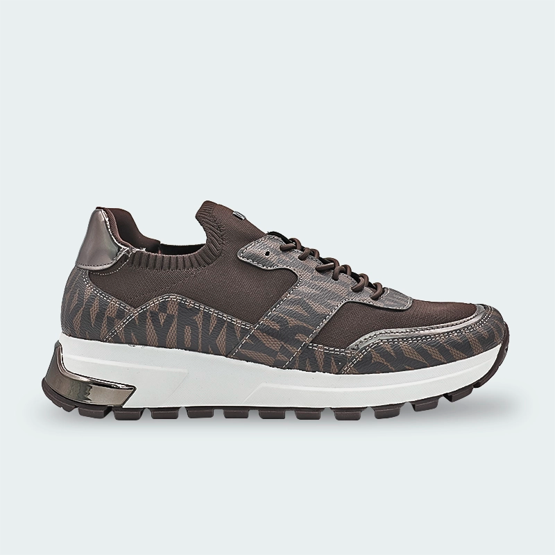 Tenis DKNY Maida-Lace Up Snea Brown Mujer