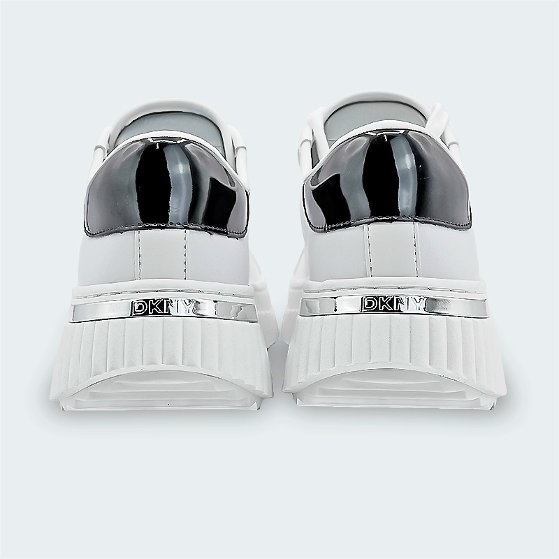Tenis DKNY Leon-Lace Up Sneak Black-White Mujer