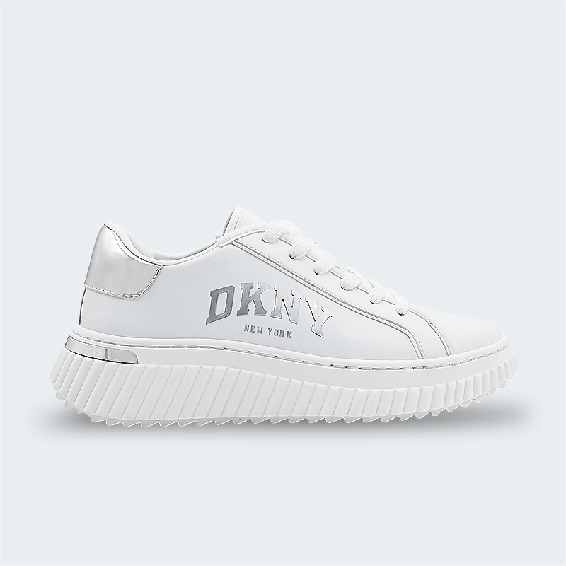 Tenis DKNY Leon-Lace Up Sneak White Mujer