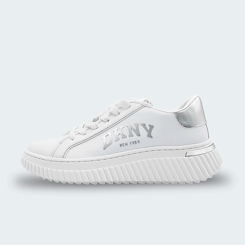 Tenis DKNY Leon-Lace Up Sneak White Mujer
