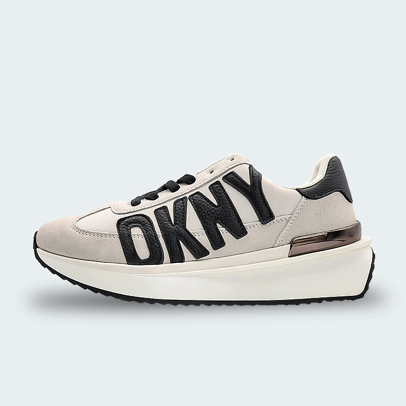 Tenis DKNY Arlan-Lace Up Snea Beige Mujer