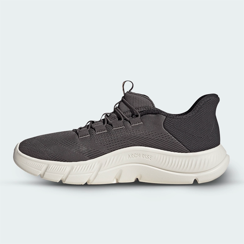 Tenis Adidas Cloudfoam Flex Rapidfit Gris Hombre
