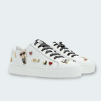 Tenis Karl Lagerfeld Cate Pins Lace Up White Mujer