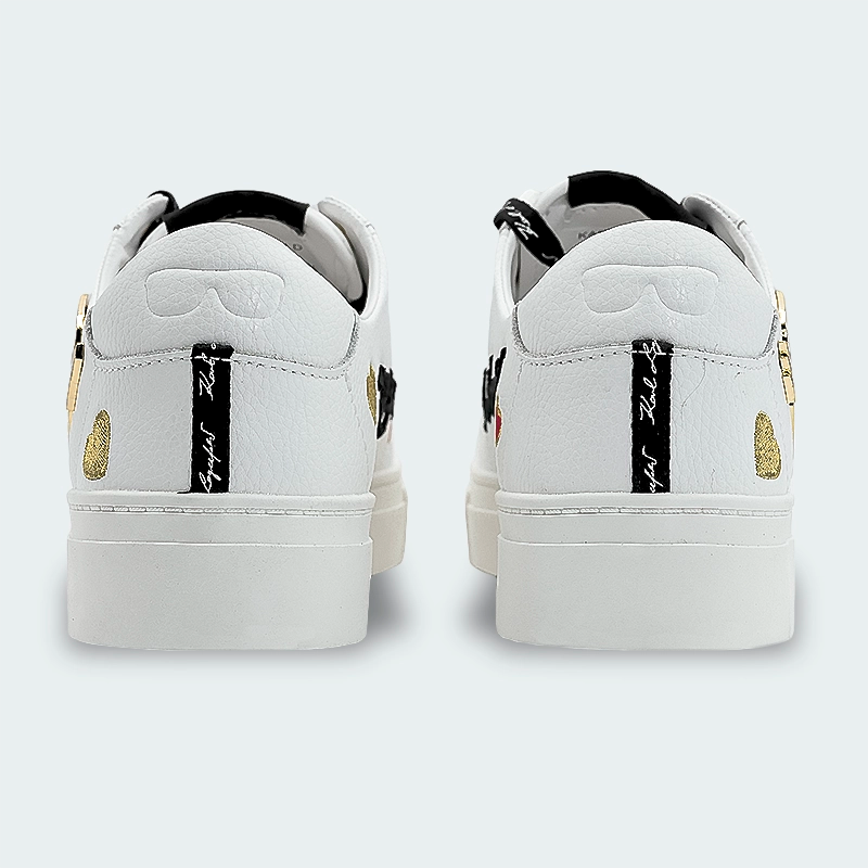 Tenis Karl Lagerfeld Cate Pins Lace Up White Mujer
