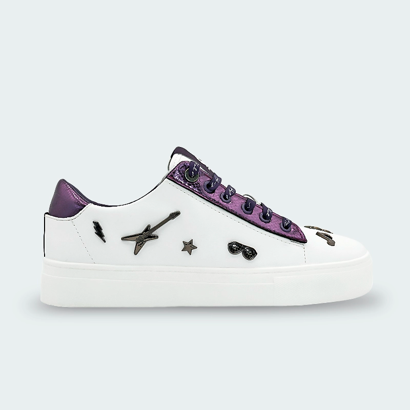 Tenis Karl Lagerfeld Cate Rocker Lace up Amarillo Mujer
