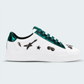 Tenis Karl Lagerfeld Cate Rocker Blanco Verde Mujer