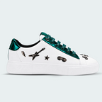 Tenis Karl Lagerfeld Cate Rocker Blanco Verde Mujer