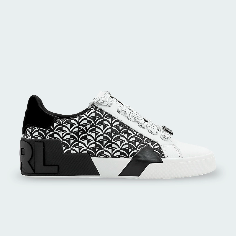 Tenis Karl Lagerfeld Melora Lace Up Low-Top Mujer