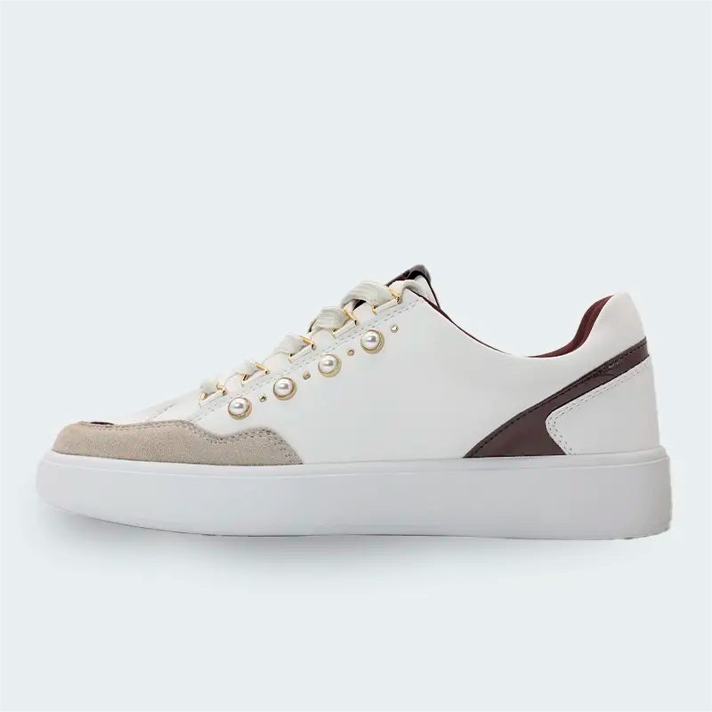 Tenis Karl Lagerfeld Stazie-Lace Up Blanco Mujer