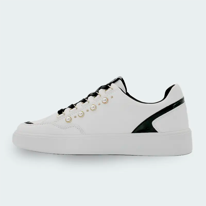 Tenis Karl Lagerfeld Stazie-Lace Up Blanco Mujer