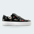Tenis Karl Lagerfeld Cate Pins Lace Up Negro Mujer