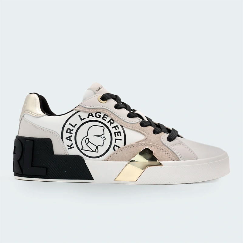 Tenis Karl Lagerfeld Meryn Lace Up Blanco Mujer