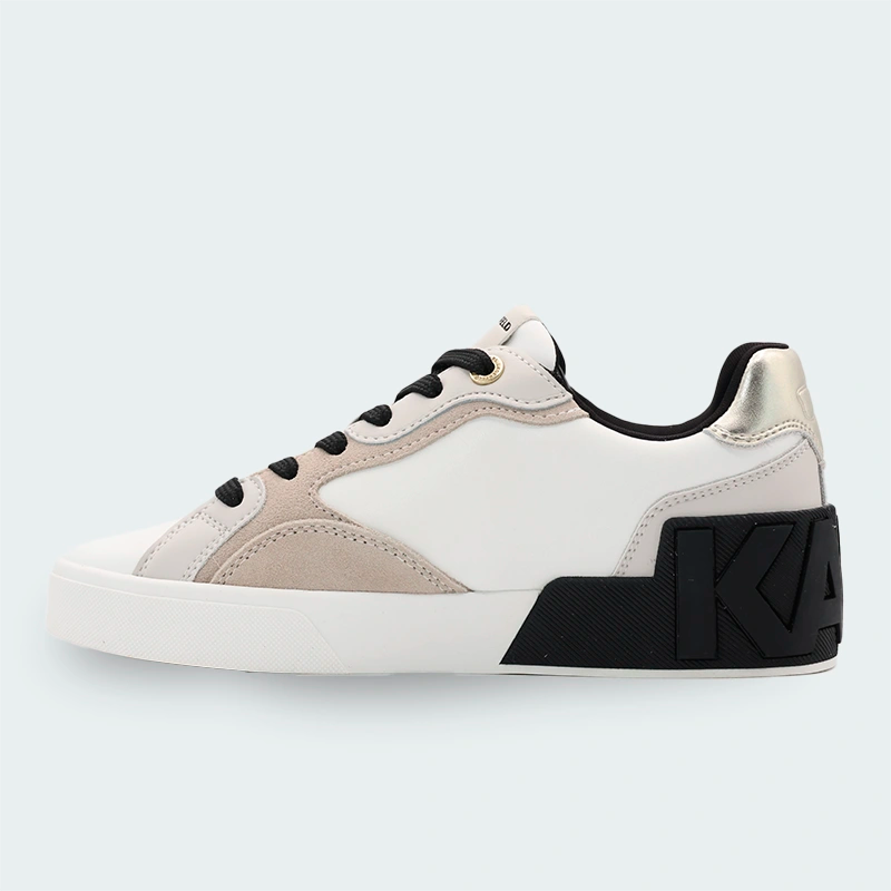 Tenis Karl Lagerfeld Meryn Lace Up Blanco Mujer