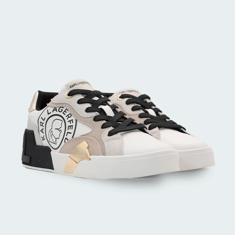 Tenis Karl Lagerfeld Meryn Lace Up Blanco Mujer